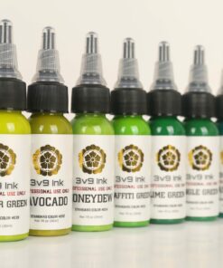 SET 7 COLOR GREEN 3V9 INK