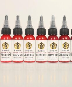SET 7 COLOR RED 3V9 INK